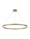 Maytoni Rim Lampa Wisząca Ring LED 61W 3500lm 3000K Mosiądz MOD058PL-L54BS3K