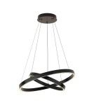 Pendant lamps circles - Maytoni Rim LED Pendant Lamp 61W 3500lm 3000K Black MOD058PL-L55B3K. - product 1