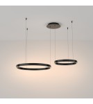 Pendant lamps circles - Maytoni Rim LED Pendant Lamp 61W 3500lm 3000K Black MOD058PL-L55B3K. - product 3