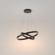 Maytoni Rim Lampa Wisząca Ringi LED 61W 3500lm 3000K Czarny MOD058PL-L55B3K