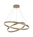 Pendant lamps circles - Maytoni Rim LED Ring Pendant Lamp 88W 5200lm 3000K Brass MOD058PL-L74BS3K - product 1