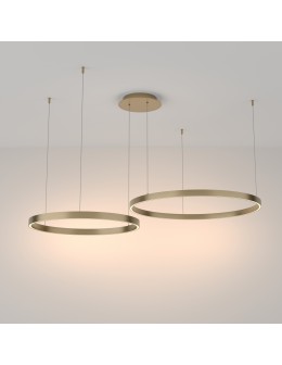 Maytoni Rim LED Ring Pendant Lamp 88W 5200lm 3000K Brass MOD058PL-L74BS3K - product 2