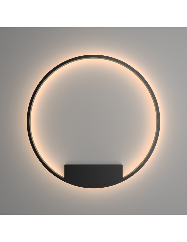 Ring wall lamps - Maytoni Rim LED wall lamp/wall lamp 51W 2400lm 3000K Black MOD058WL-L50B3K - product kolory-swiatla.pl 2
