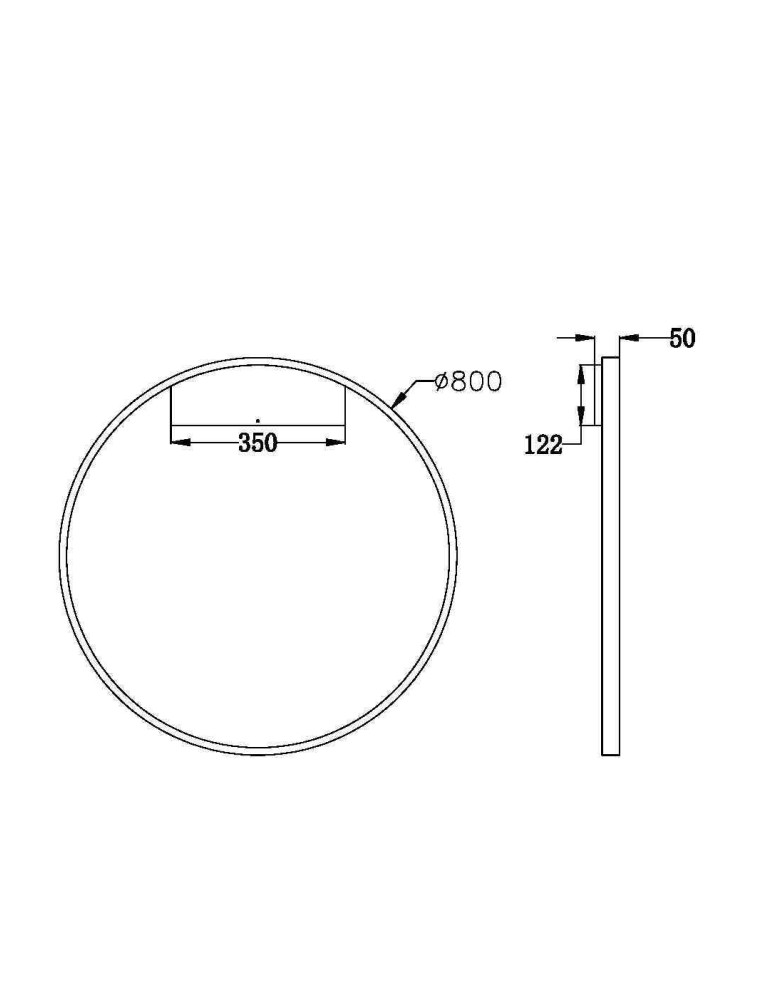 Ring wall lamps - Maytoni Rim LED wall lamp/wall lamp 51W 2400lm 3000K Black MOD058WL-L50B3K - product kolory-swiatla.pl 4