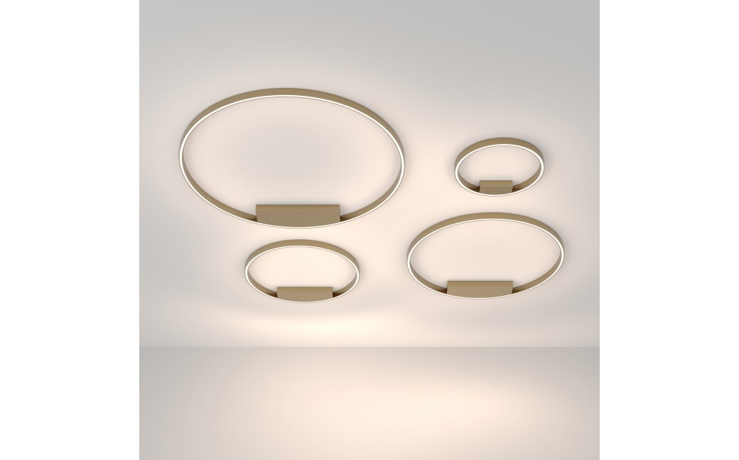 Maytoni Rim Lampa Sufitowa 1xLED 37W 1800lm 4000K Mosiądz MOD058CL-L35BS4K