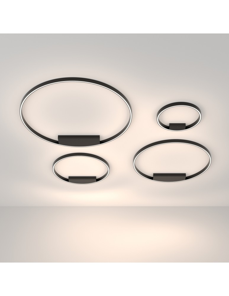 Ring ceiling lamps - Maytoni Rim Ceiling Lamp 1xLED 37W 1800lm 4000K Black MOD058CL-L35B4K. - product kolory-swiatla.pl 3