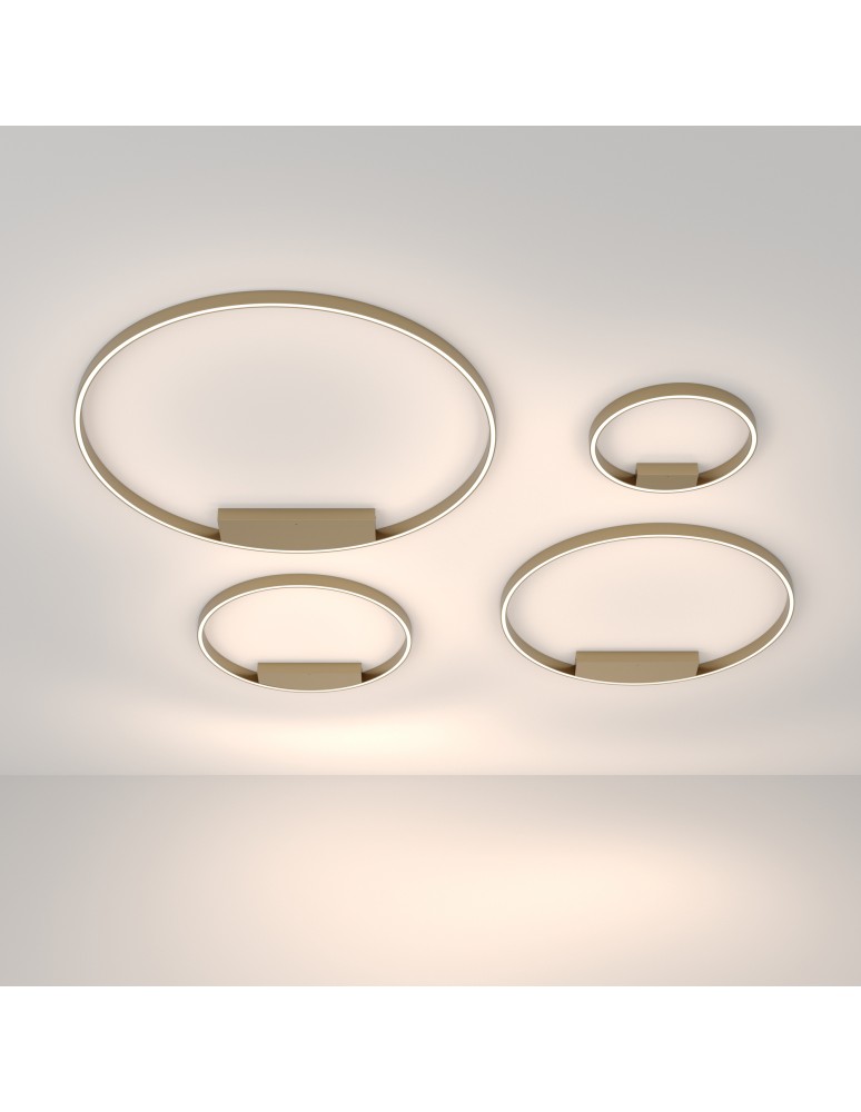 Ring ceiling lamps - Maytoni Rim Ceiling Lamp 1xLED 25W 1200lm 4000K Brass MOD058CL-L25BS4K - product kolory-swiatla.pl 3