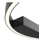 Ring ceiling lamps - Maytoni Rim Ceiling Lamp 1xLED 25W 1200lm 4000K Black MOD058CL-L25B4K. - product 2