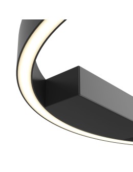 Maytoni Rim Lampa Sufitowa 1xLED 25W 1200lm 4000K Czarny MOD058CL-L25B4K - produkt 2