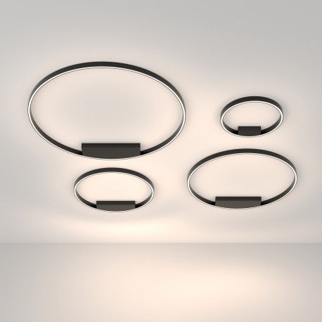 Maytoni Rim Lampa Sufitowa 1xLED 25W 1200lm 4000K Czarny MOD058CL-L25B4K