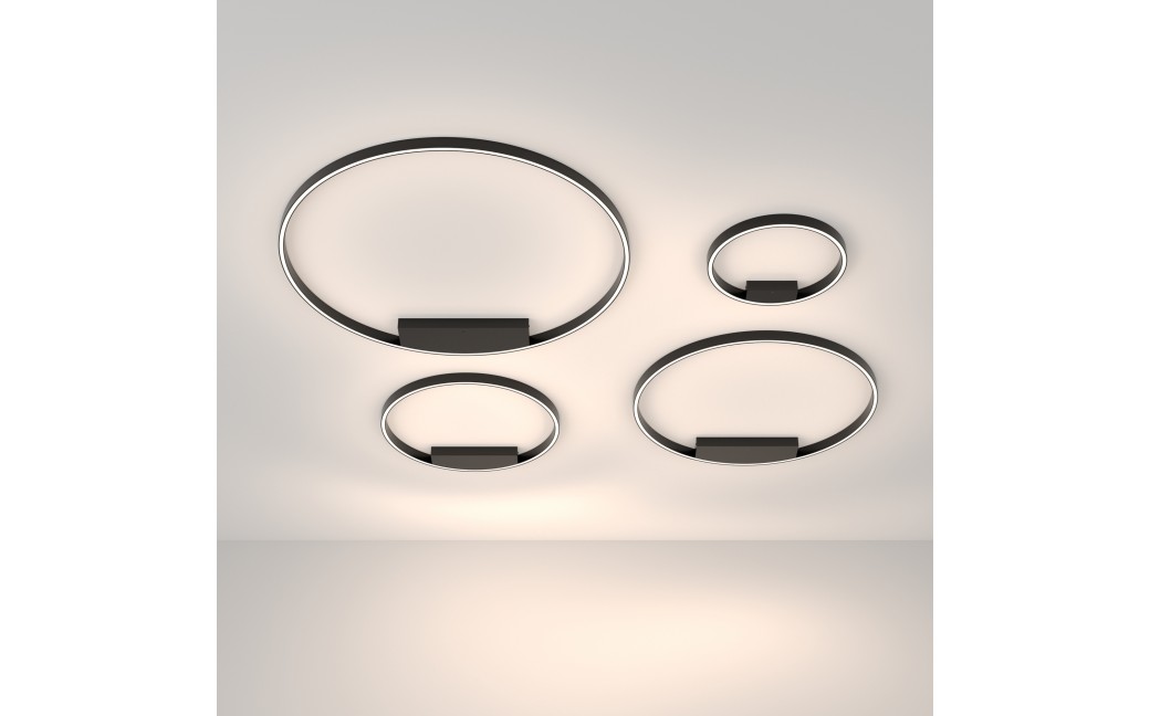 Maytoni Rim Lampa Sufitowa 1xLED 25W 1200lm 4000K Czarny MOD058CL-L25B4K