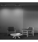 Ring ceiling lamps - Maytoni Rim Ceiling Lamp 1xLED 25W 1200lm 4000K Black MOD058CL-L25B4K. - product 5