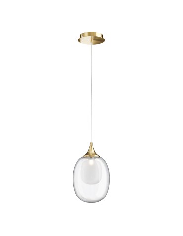 Maytoni Aura Lampa Wisząca 1xE14 60W Mosiądz MOD016PL-01BS - produkt 2