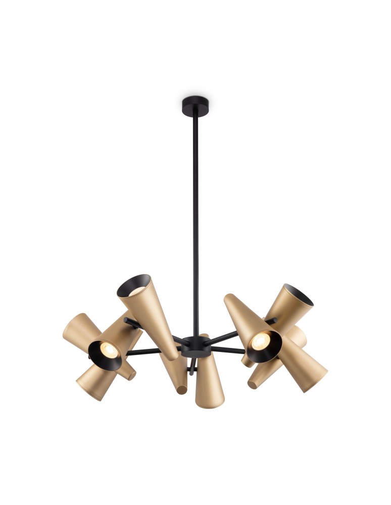 Industrial pendant lamps - Maytoni Giro Pendant Lamp 10xGU10 50W Brass MOD095PL-10BS - product kolory-swiatla.pl 1