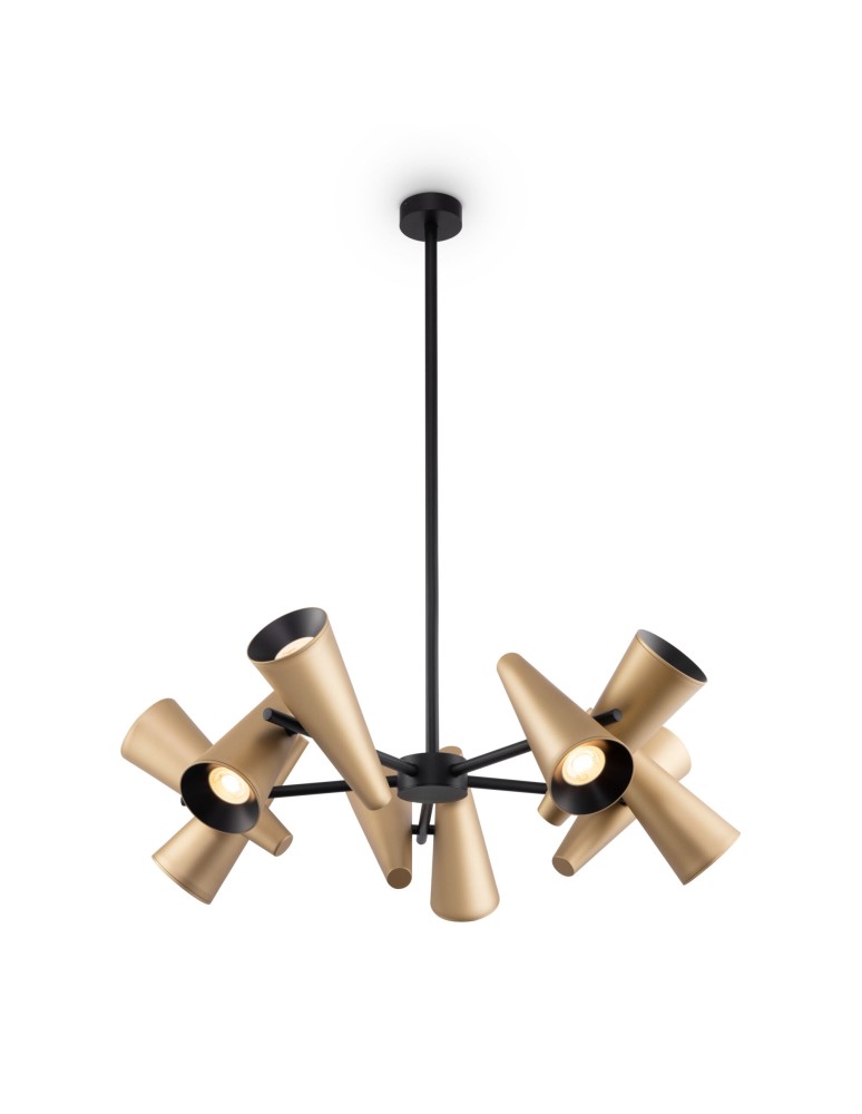 Industrial pendant lamps - Maytoni Giro Pendant Lamp 10xGU10 50W Brass MOD095PL-10BS - product kolory-swiatla.pl 2