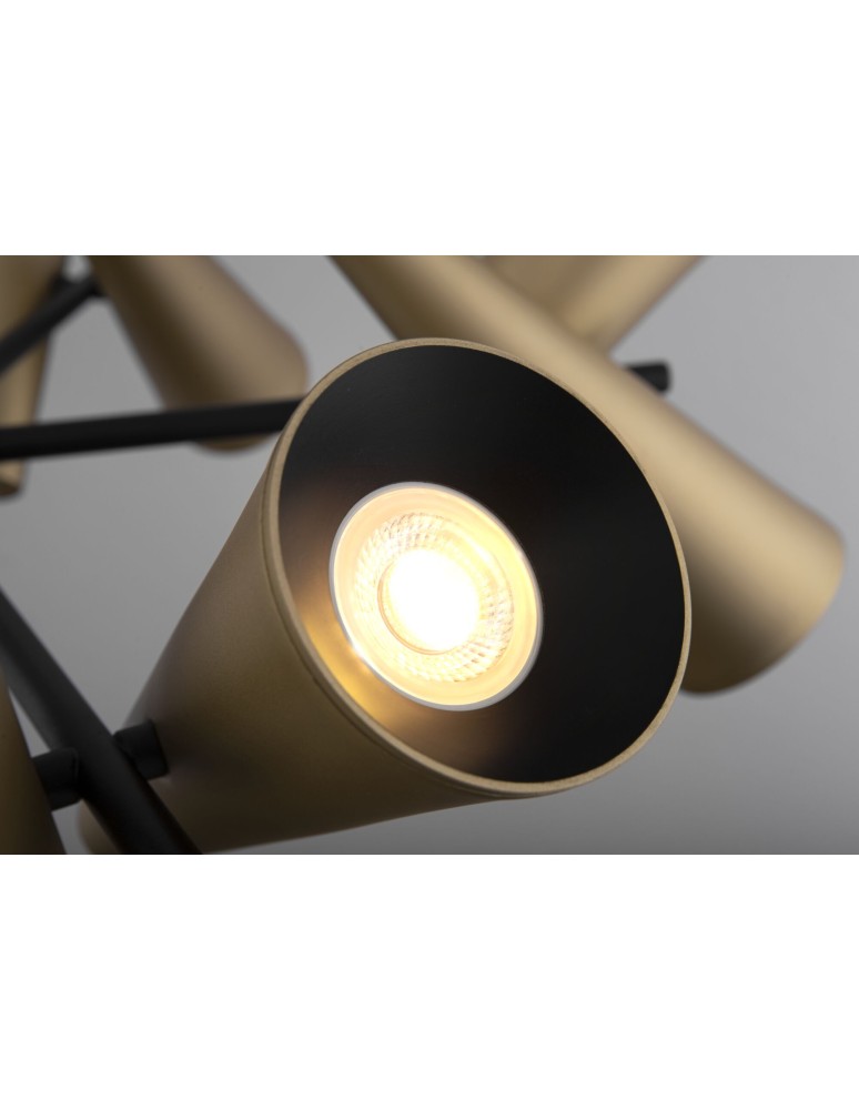 Industrial pendant lamps - Maytoni Giro Pendant Lamp 10xGU10 50W Brass MOD095PL-10BS - product kolory-swiatla.pl 3