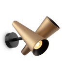 Maytoni Giro Kinkiet/Ścienna 2xGU10 50W Mosiądz MOD095WL-02BS