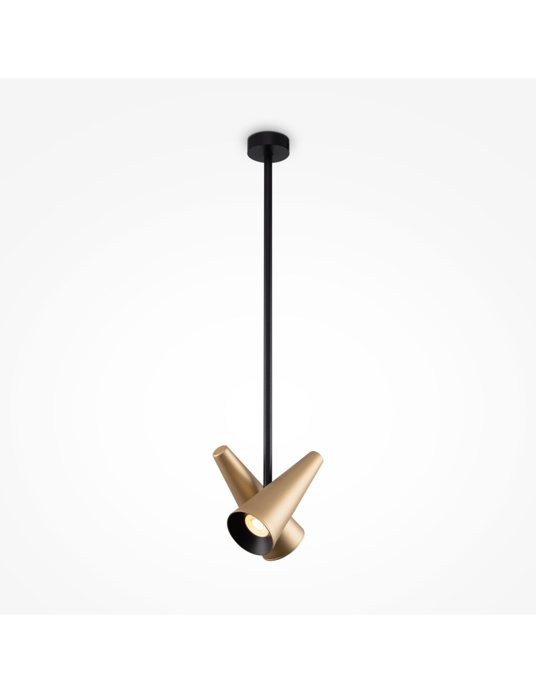 Pendant lamps - Maytoni Giro Pendant Lamp 2xGU10 50W Brass MOD095PL-02BS - product kolory-swiatla.pl 2