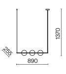 Pendant lamps - Maytoni Erich Pendant Lamp 3xE14 40W Nickel MOD221PL-03N - product 4