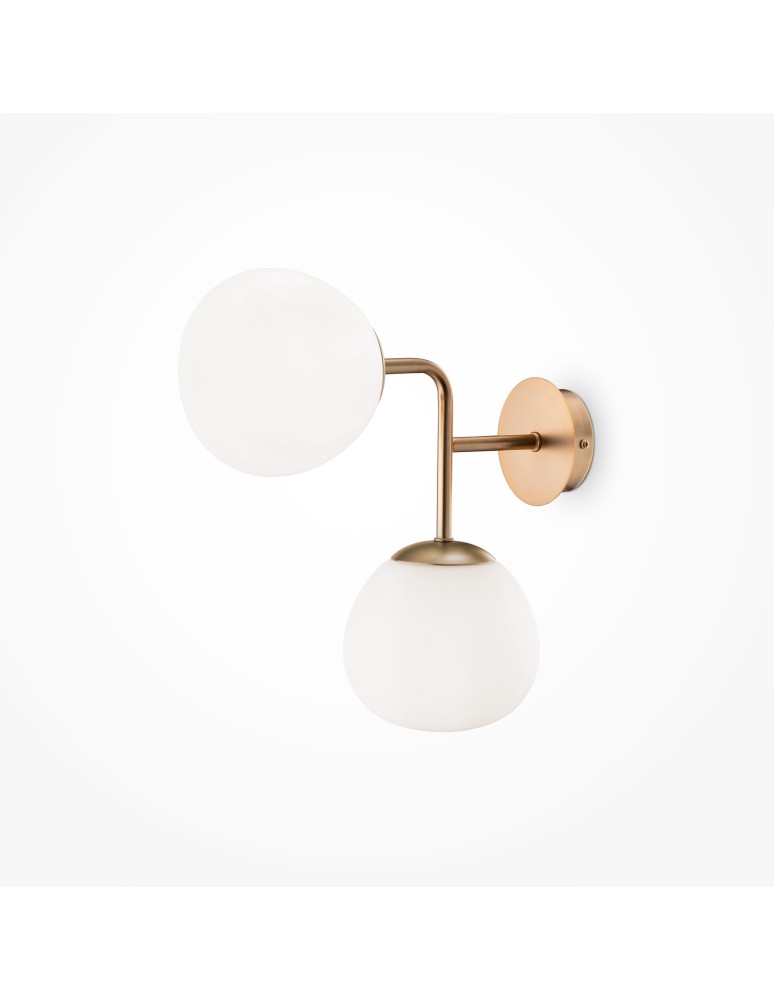 Wall lamps spheres - Maytoni Erich Wall lamp/wall lamp 2xE14 40W Gold MOD221WL-02G - product kolory-swiatla.pl 2
