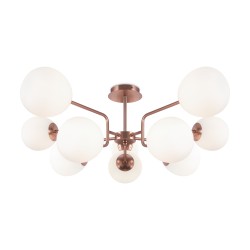 Maytoni Erich Lampa Sufitowa 10xE14 40W Mosiądz MOD221PL-10G