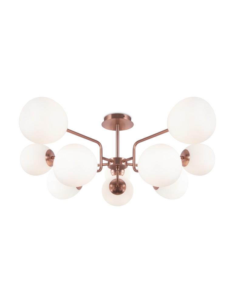 Ceiling lamps - Maytoni Erich Ceiling Lamp 10xE14 40W Brass MOD221PL-10G. - product kolory-swiatla.pl 1