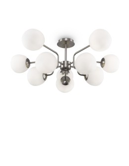 Maytoni Erich Lampa Sufitowa 10xE14 40W Nikiel MOD221PL-10N
