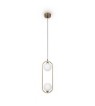 Pendant lamps - Maytoni Ring Pendant Lamp 2xG9 25W Brass MOD013PL-02BS1 - product 1