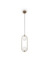 Maytoni Ring Pendant Lamp 2xG9 25W Brass MOD013PL-02BS1