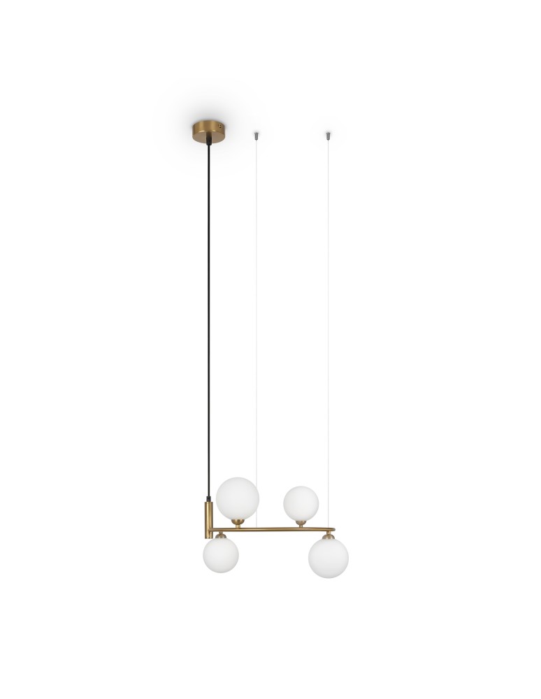 Pendant lamps - Maytoni Ring Pendant Lamp 4xG9 25W Brass MOD013PL-04BS1 - product kolory-swiatla.pl 5