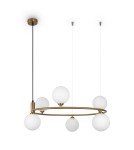 Pendant lamps - Maytoni Ring Pendant Lamp 6xG9 25W Brass MOD013PL-06BS1 - product 1