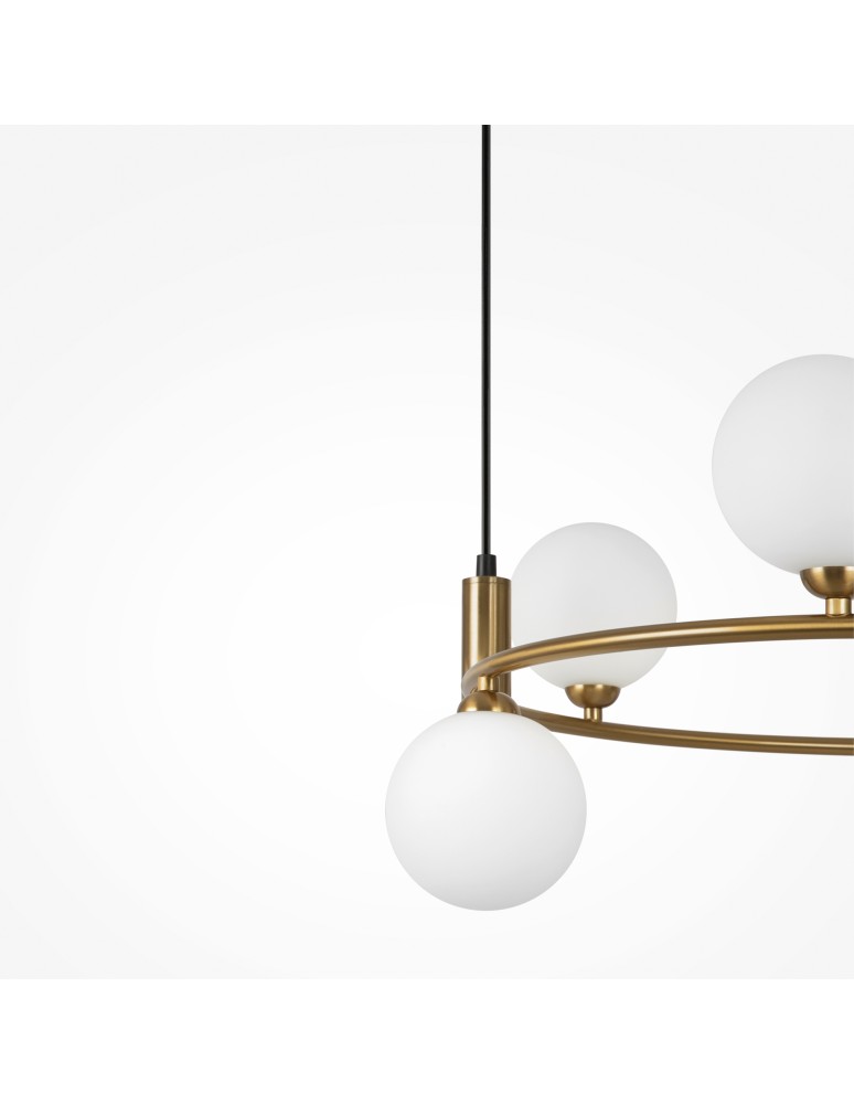 Pendant lamps - Maytoni Ring Pendant Lamp 6xG9 25W Brass MOD013PL-06BS1 - product kolory-swiatla.pl 2