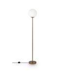Modern floor lamps - Maytoni Ring Floor Lamp 1xE27 60W Brass MOD013FL-01BS - product 1