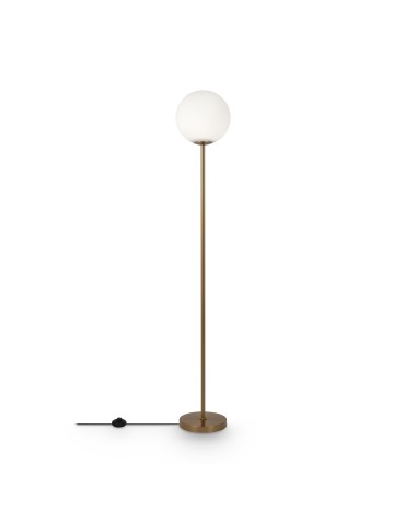 Maytoni Ring Lampa Podłogowa 1xE27 60W Mosiądz MOD013FL-01BS