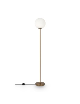 Maytoni Ring Lampa Podłogowa 1xE27 60W Mosiądz MOD013FL-01BS