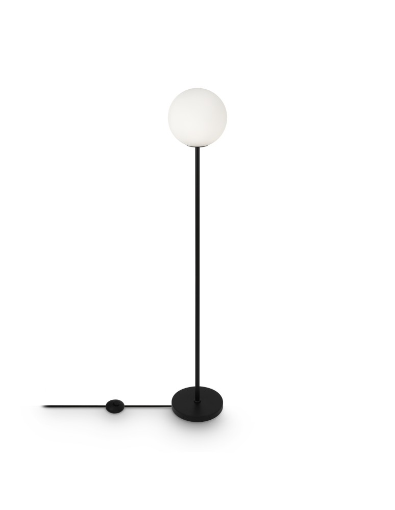 Floor lamps - Maytoni Ring Floor Lamp 1xE27 60W Black MOD013FL-01B - product kolory-swiatla.pl 1