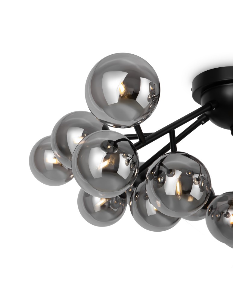 Maytoni Dallas Lampa Sufitowa 20xG9 28W Czarny MOD545CL-20B
