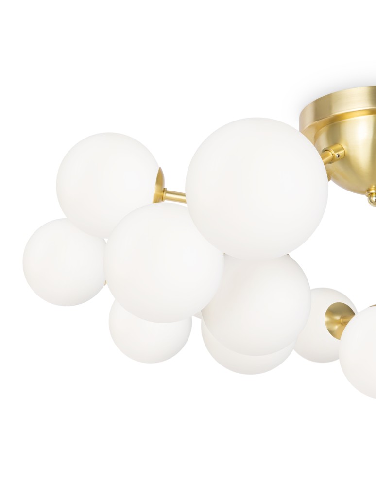 Maytoni Dallas Lampa Sufitowa 20xG9 28W Złoty MOD545CL-20BS