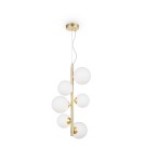 Pendant lamps spheres - Maytoni Dallas Pendant Lamp 6xG9 28W Gold MOD545PL-06BS - product 1