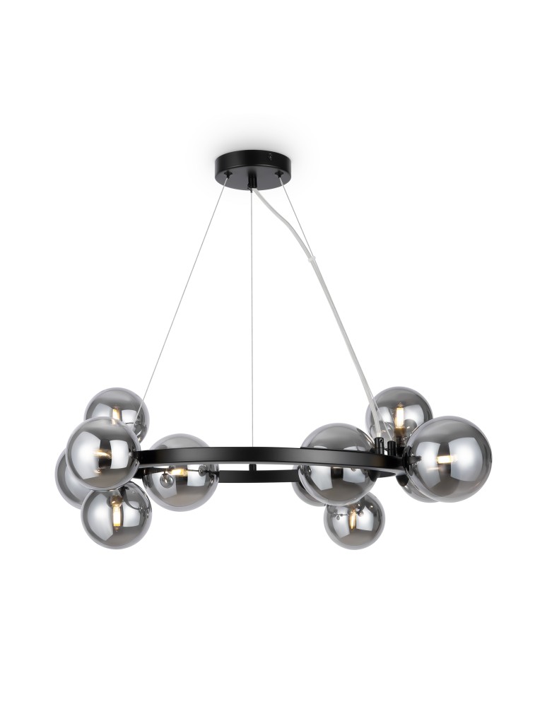 Pendant lamps - Maytoni Dallas Pendant Lamp 11xG9 28W Black MOD545PL-11B - product kolory-swiatla.pl 1