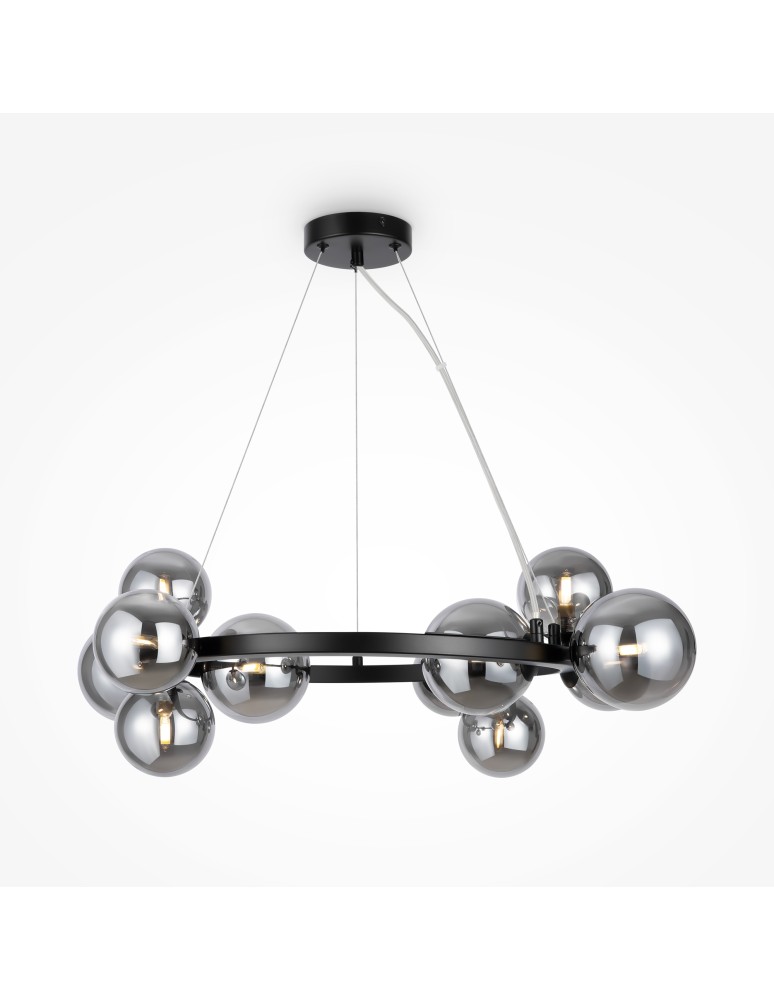 Pendant lamps - Maytoni Dallas Pendant Lamp 11xG9 28W Black MOD545PL-11B - product kolory-swiatla.pl 4