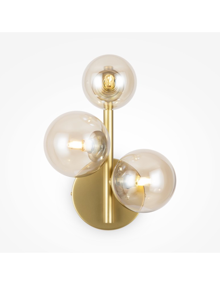 Wall lamps spheres - Maytoni Dallas Wall lamp/wall lamp 3xG9 28W Gold MOD545WL-03G - product kolory-swiatla.pl 4