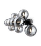 Maytoni Dallas Kinkiet/Ścienna 9xG9 28W Czarny MOD547WL-09B