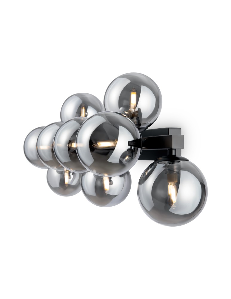 Maytoni Dallas Kinkiet/Ścienna 9xG9 28W Czarny MOD547WL-09B