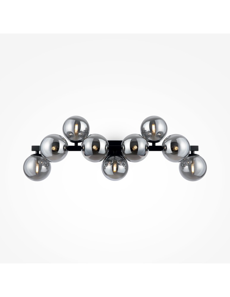 Maytoni Dallas Kinkiet/Ścienna 9xG9 28W Czarny MOD547WL-09B