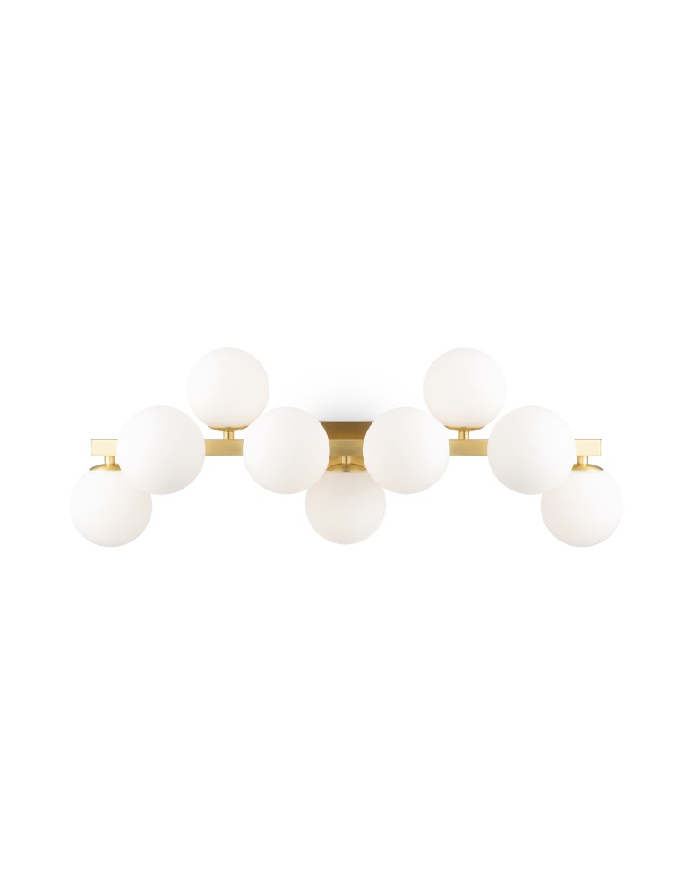 Maytoni Dallas Kinkiet/Ścienna 9xG9 28W Złoty MOD547WL-09BS