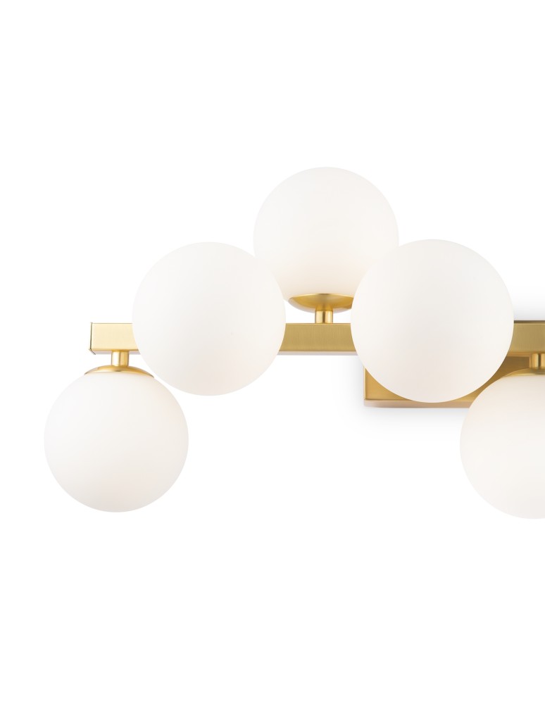 Maytoni Dallas Kinkiet/Ścienna 9xG9 28W Złoty MOD547WL-09BS