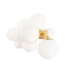 Maytoni Dallas Kinkiet/Ścienna 9xG9 28W Złoty MOD547WL-09BS