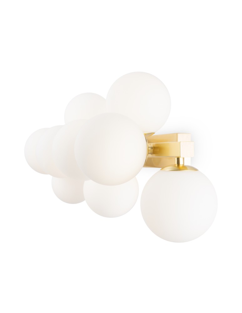 Maytoni Dallas Kinkiet/Ścienna 9xG9 28W Złoty MOD547WL-09BS