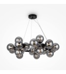Pendant lamps spheres - Maytoni Dallas Pendant Lamp 25xG9 28W Black MOD545PL-25B - product 4
